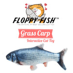Load image into Gallery viewer, Floppy Fish Interactive Flopping Cat Toy That Moves On Its Own, Grass Carp Variant
