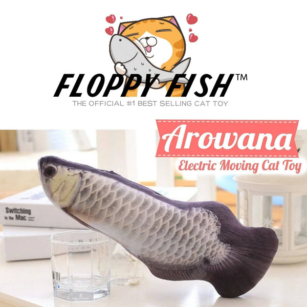 Electric Flopping Fish Cat Toy - Realistic Moving Koi With Catnip | USB Rechargeable Interactive Toy