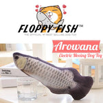 Load image into Gallery viewer, Floppy Fish Moving Dog Toy Silver Arowana
