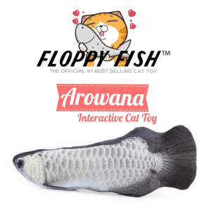 Floppy Fish Interactive Cat Kicker Toy With Catnip, Arowana Soft Texture